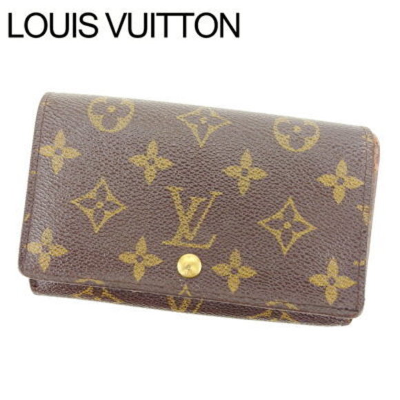 Louis Vuitton zipper Wallet bifold Porte Monnaie Vieux Tresor Brown - Picture 1 of 6